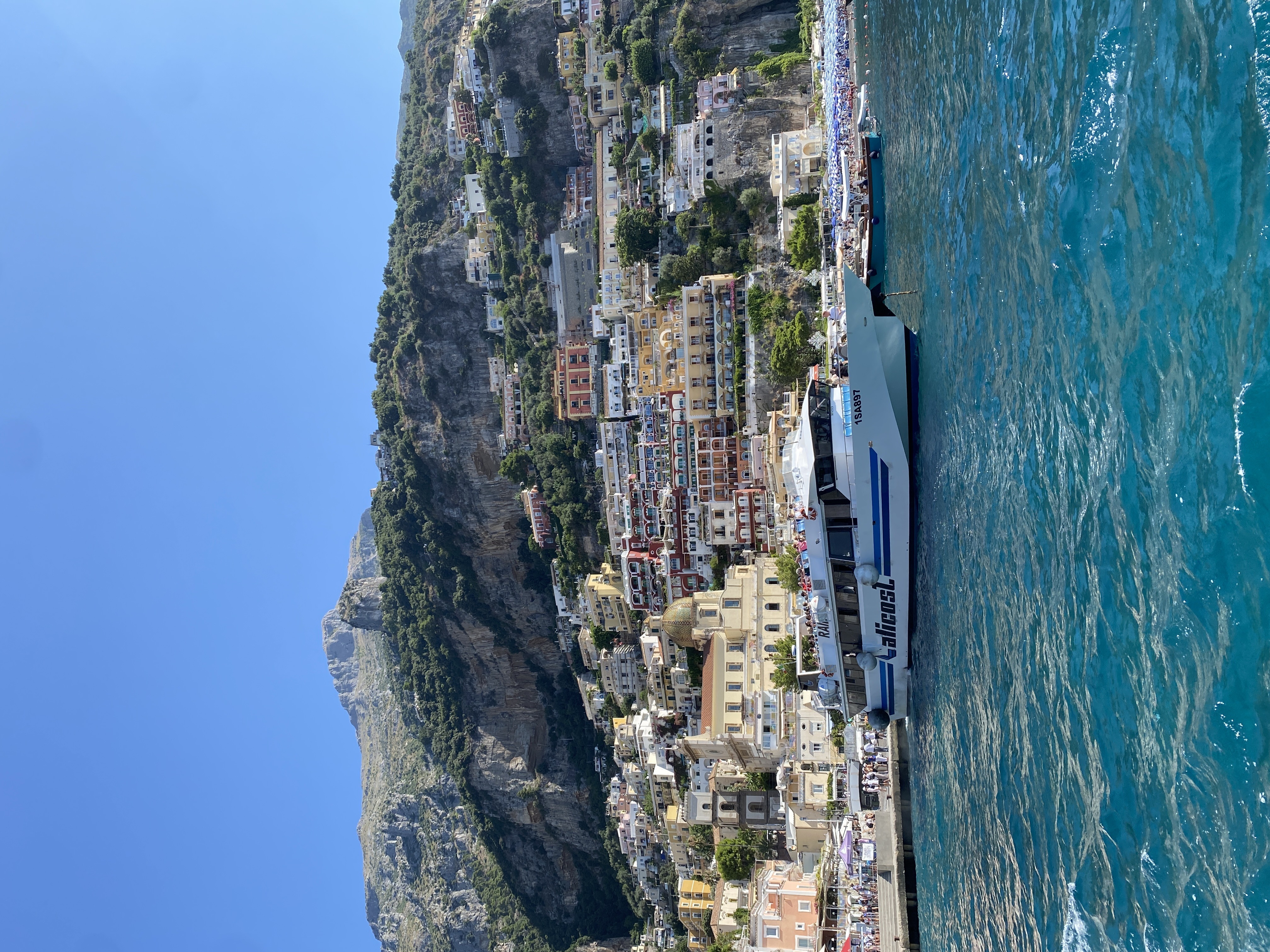 Ferry in Amalfi Coast, Italy
