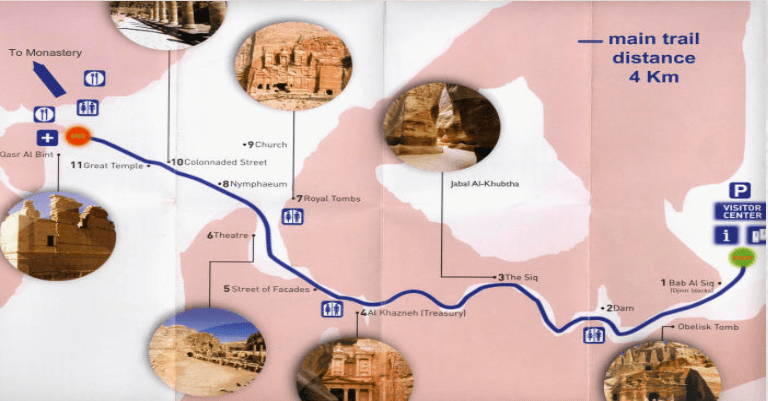 Petra map