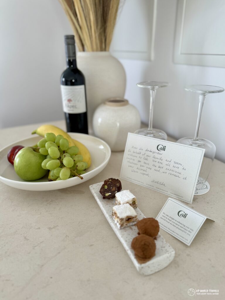 Cali Mykonos Welcome Amenity