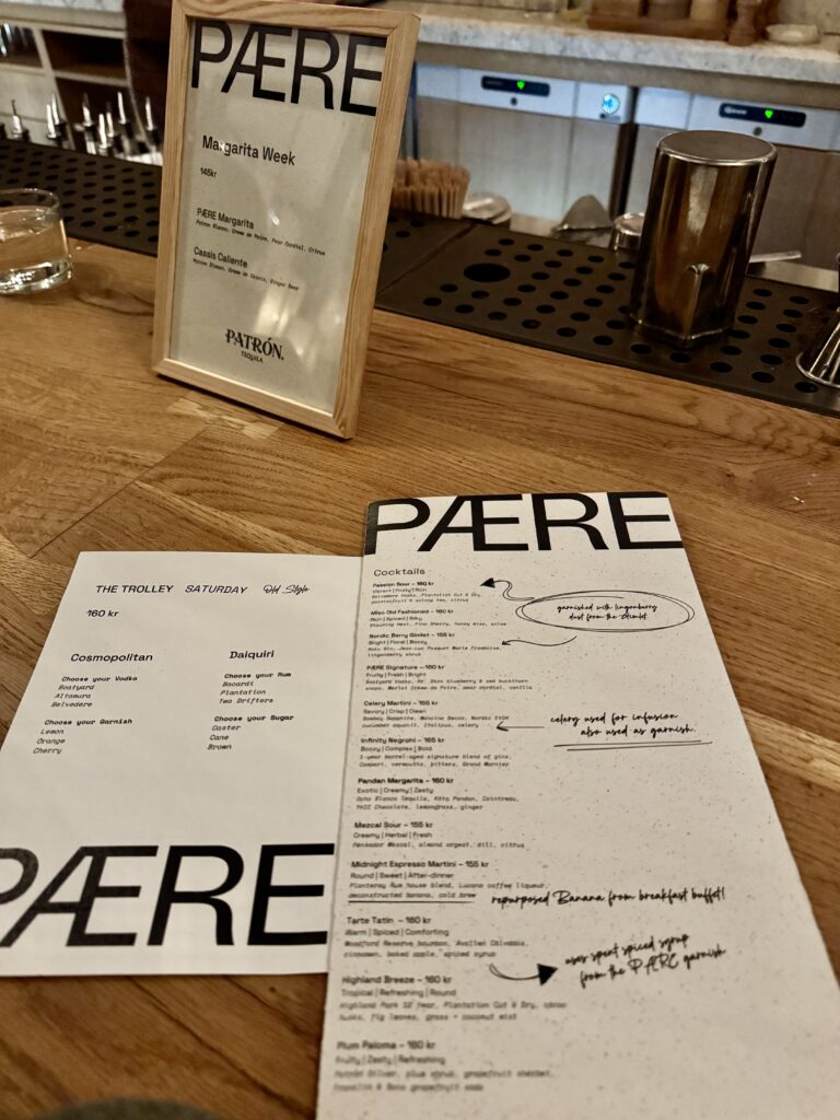1 hotel copenhagen paere bar