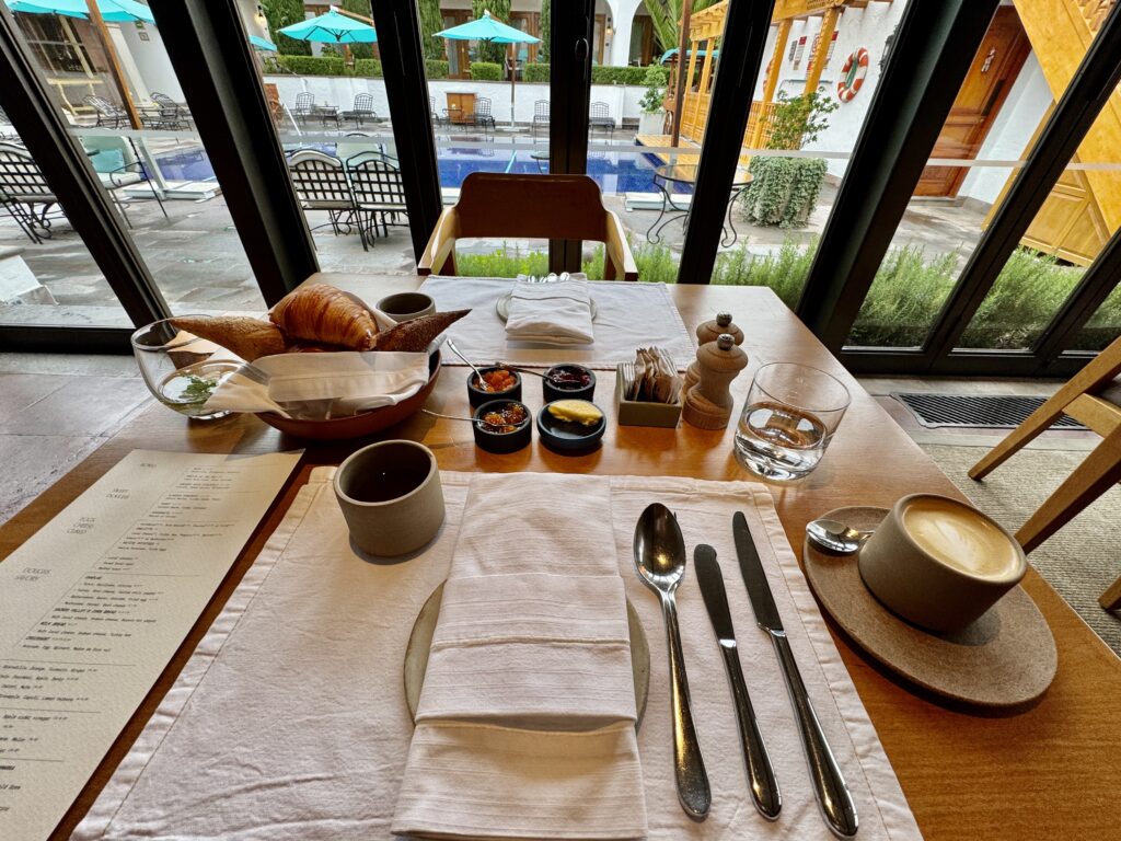 Palacio Nazarenas Breakfast at Mauka