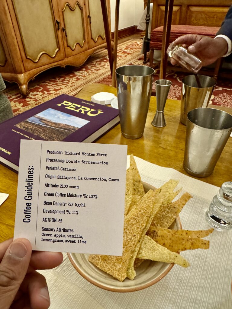 Palacio Nazarenas - In Room Cocktails