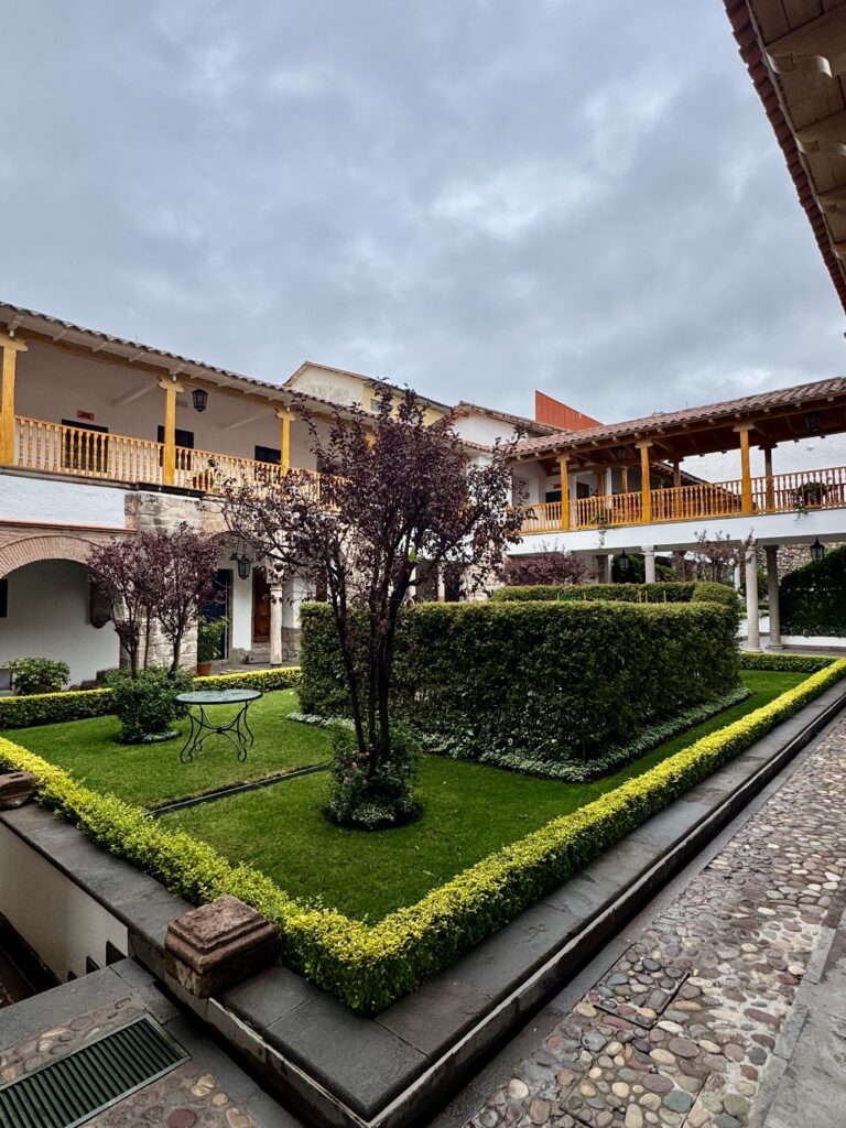Palacio Nazarenas Courtyard